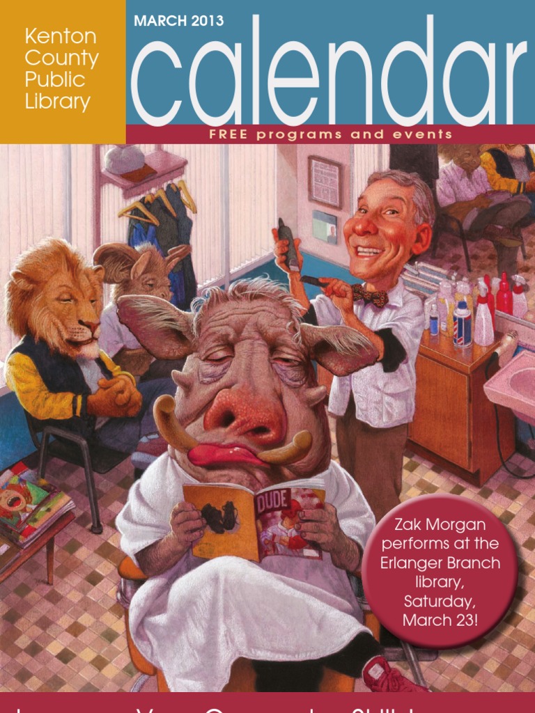 Kenton County Public Library Calendar March 2013 PDF Public Library