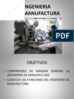 Ingenieria de Manufactura