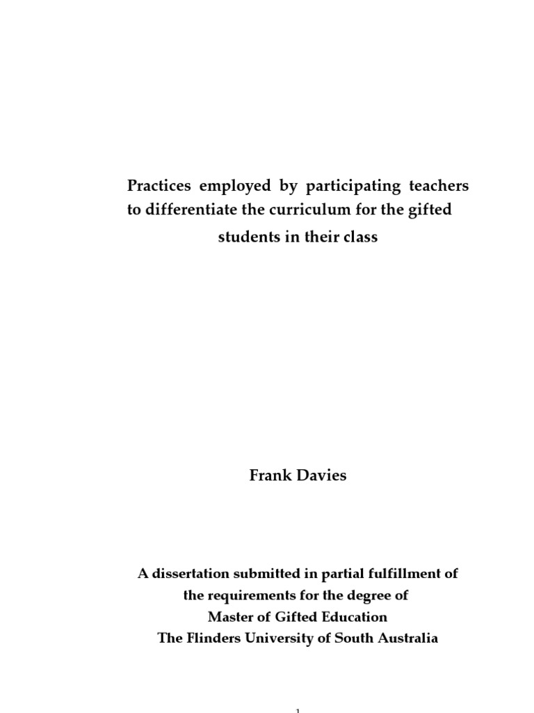 High school thesis example image