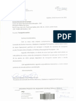 Ofício solicitando ação do MP em Pirenópolis