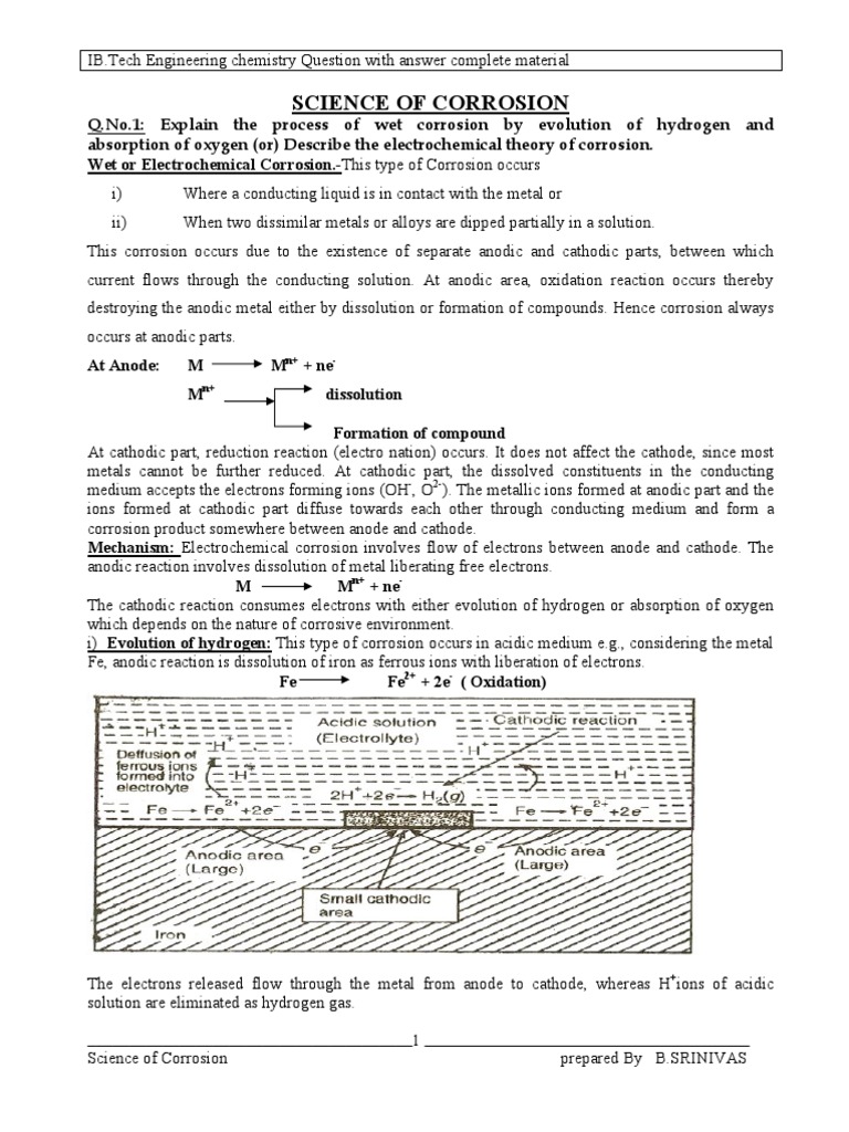 Unit3 Corrionscience | PDF | Rust | Corrosion