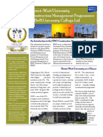 Construction Management Prospectus