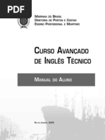 CURSO AVANÇADO DE INGLÊS TÉCNICO MARITIMO