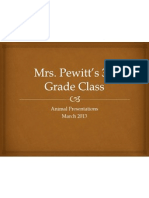 Pewitt Class Presentation