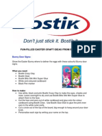 Fun-Filled Easter Craft Ideas From Bostik : Bunny Door Signs