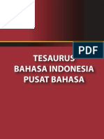 Depdiknas - Tesaurus Bahasa Indonesia