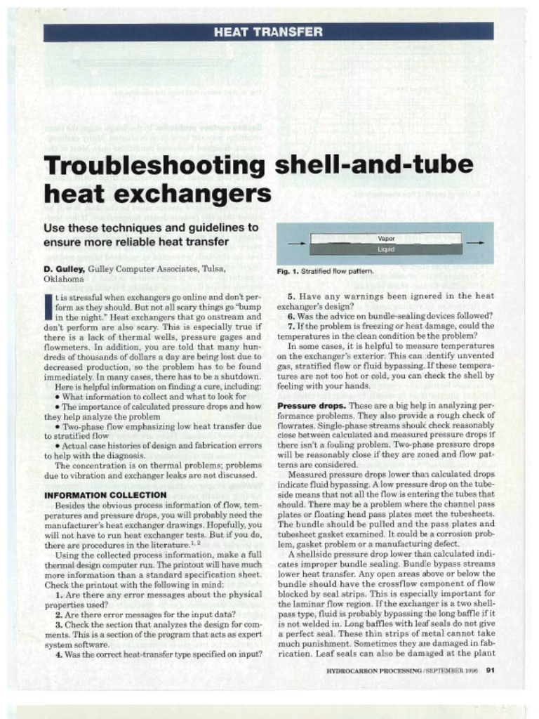 Heat Exchanger Troubleshooting Guide | PDF | Heat Transfer | Boiling