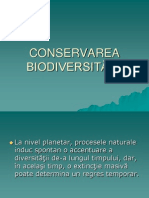  Conservarea Biodiversitatii