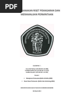 Download MELAKSANAKAN RISET PEMASARAN DAN MERAMALKAN PERMINTAANdocx by Tyas Ardyra Quisquilloso SN129225667 doc pdf