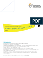 Encuesta a niños y adolescentes sobre la radio y televisión peruana 2012 | Resumen