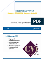 Le Novità Di LabWindows/CVI 9.0: Più Veloce, Più Affidabile