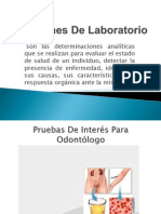 Exámenes de Laboratorio