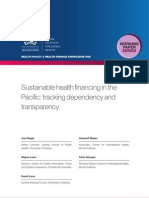 Sustainable health financing in the Pacific (WP22)