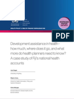 Development assistance in health - how much, where does it go and what more do health planners need to know? (WP21)