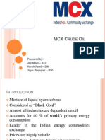 MCX Crude