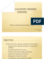 Lux Calculation Training - Indoor