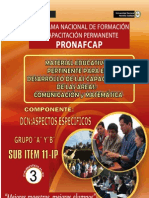Pronafcap 2009- Material Educativo Para El Desarrollo de Capacidades