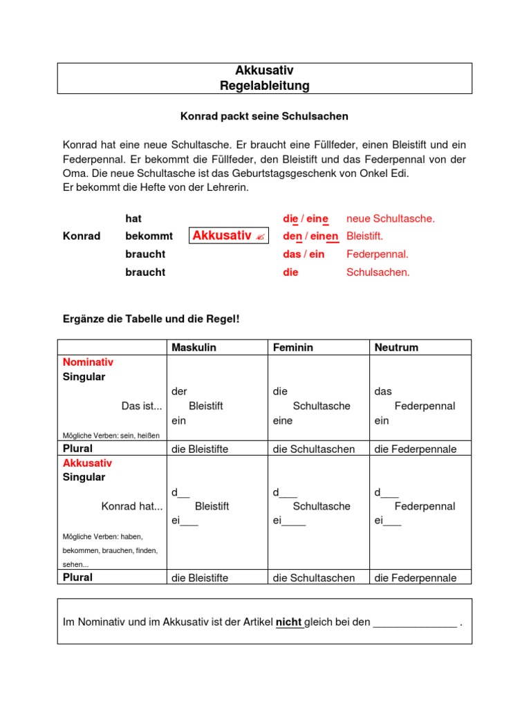 akkusativ