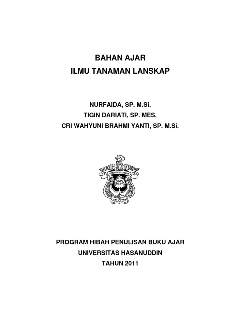 Bahan Ajar Ilmu Tanaman Lanskap Nurfaidadpdf
