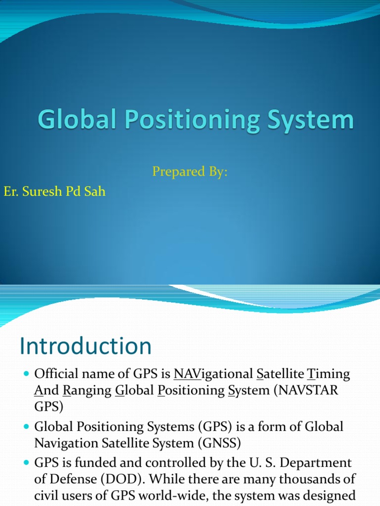 Global Positioning System PDF PDF Global Positioning System Engineering