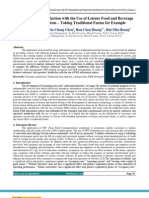 A Study On The Satisfaction With The Use of Leisure Food and Beverage Information System - Taking Traditional Farms For Example