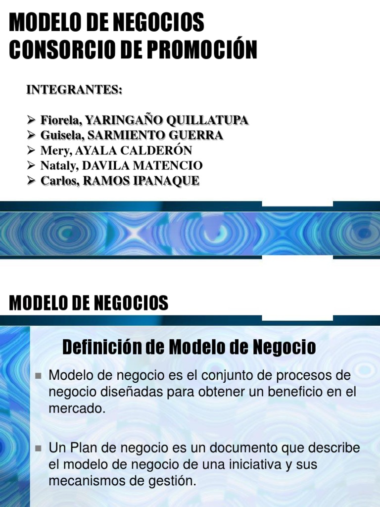 Modelo de Negocio | Descargar gratis PDF | Modelo de negocio | Mercado ...