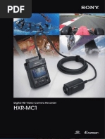 Hxr-Mc1: Digital HD Video Camera Recorder