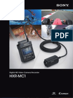Hxr-Mc1: Digital HD Video Camera Recorder