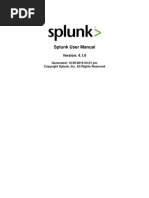 Splunk 4.1.6 User Manual