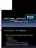 Functional Strategies