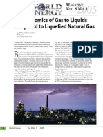 Economics of GTL and LNG