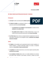 Puntos de Vista 2-3-2009 Result a Dos Elector Ales en Galicia y Euskadi