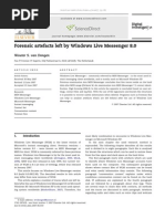 Download ARTICLE - Forensic Artefacts Left by Windows Live Messenger 80 by claudiaime6226 SN12926281 doc pdf