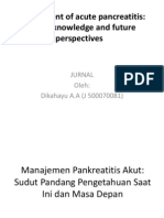Management of Acute Pancreatitis