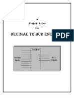 Decimal to BCD encoder circuit and IC