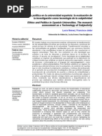 Etica y política en la universidad