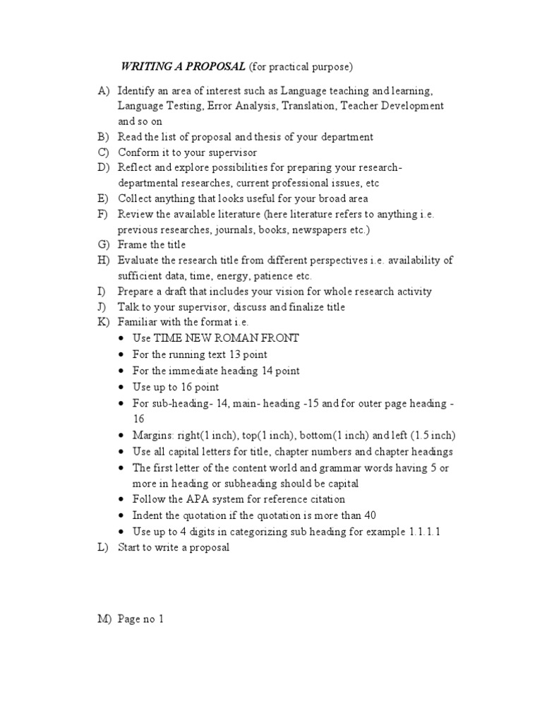 Writing a Research Proposal Guide | PDF | Thesis | Cognition