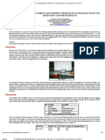 A Comparison Between Direct and Indirect Method of Ultrasonic Pulse Velocity in Detecting Concrete Defects