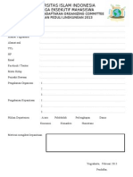 Formulir OC + Daftar Pertanyaan