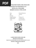 Download PEMISAHAN DAN PEMURNIAN ZAT  DESTILASI DAN REKRISTALISASI by Deonardo Hermawan SN129295403 doc pdf