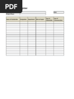 Stakeholder Register