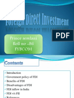 FDI PPT Prince