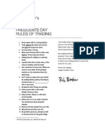 1st Annual Presidents Day Rules of Trading - Rob Booker