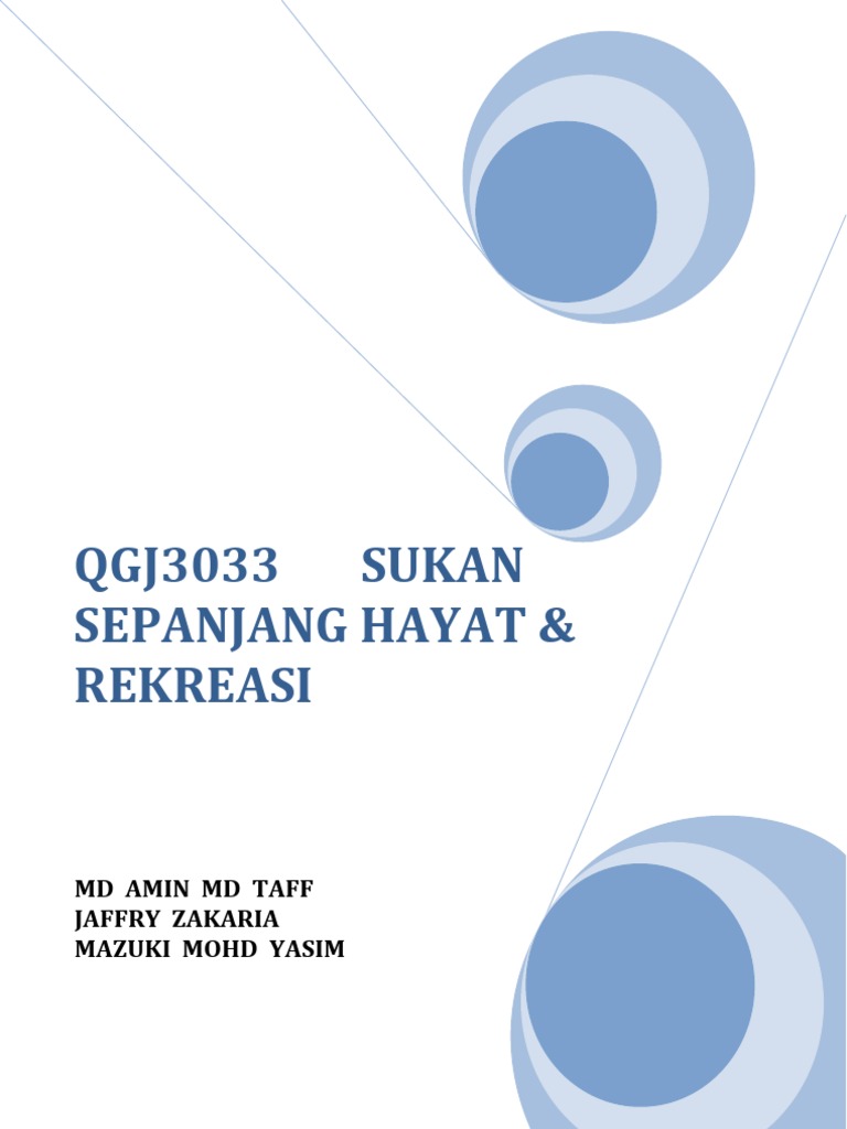 Modul Sukan Sepanjang Hayat Rekreasi Pdf