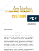 Educacion Dominicana - Boletin de Indicadores 2007-08