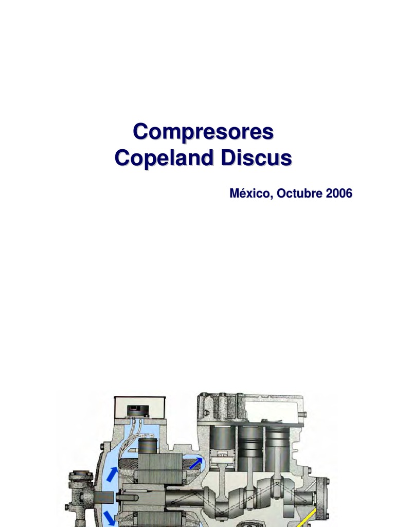 Emerson Compresores Discus | PDF | Máquinas | Ingeniería mecánica