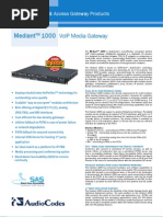 Mediant 1000 Datasheet