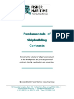 Fundamentals of Shipbuilding Contracts