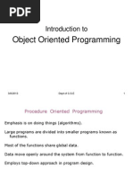 Object Oriented Programming