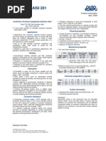 Austenitic ST - St. 1.4372 (AISI 201)